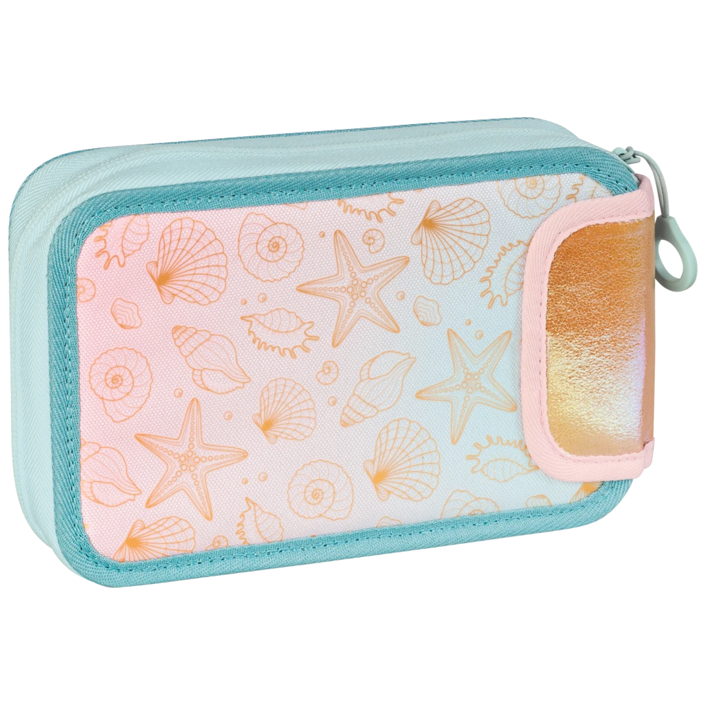 Federmäppchen s'maepp Sunny Ocean | gold irisierend/mehrfarbig, pastell