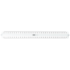 Lineal | 30 cm, glasklar