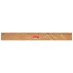 Holzlineal | 30 cm, braun