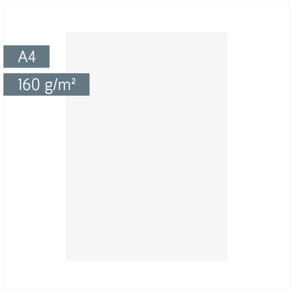 Multifunktionspapier Universalpapier | A4, 160 g/m², weiß, 25 Blatt