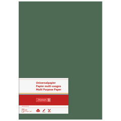 Multifunktionspapier Universalpapier | A4, 160 g/m², moosgrün, 25 Blatt