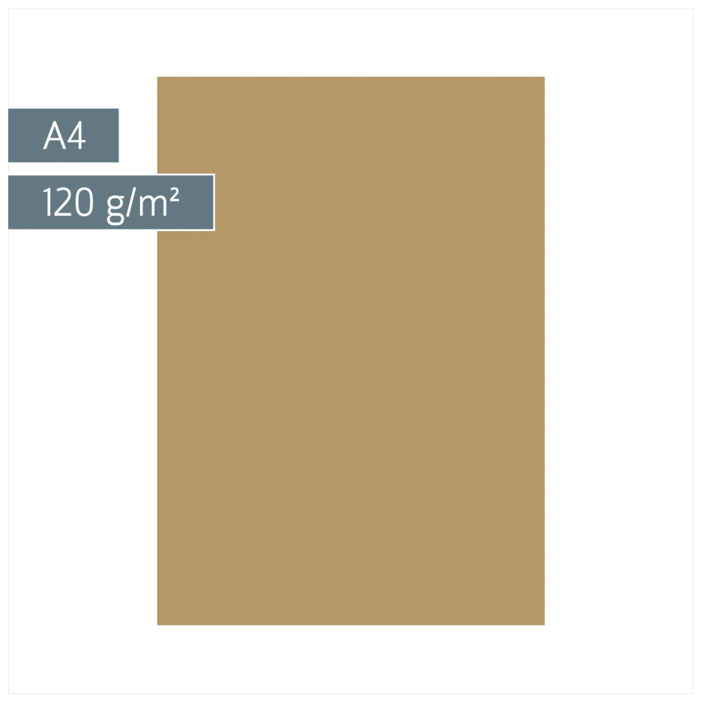 Multifunktionspapier Universalpapier | A4, 120 g/m², sand, 35 Blatt