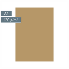 Multifunktionspapier Universalpapier | A4, 120 g/m², sand, 35 Blatt