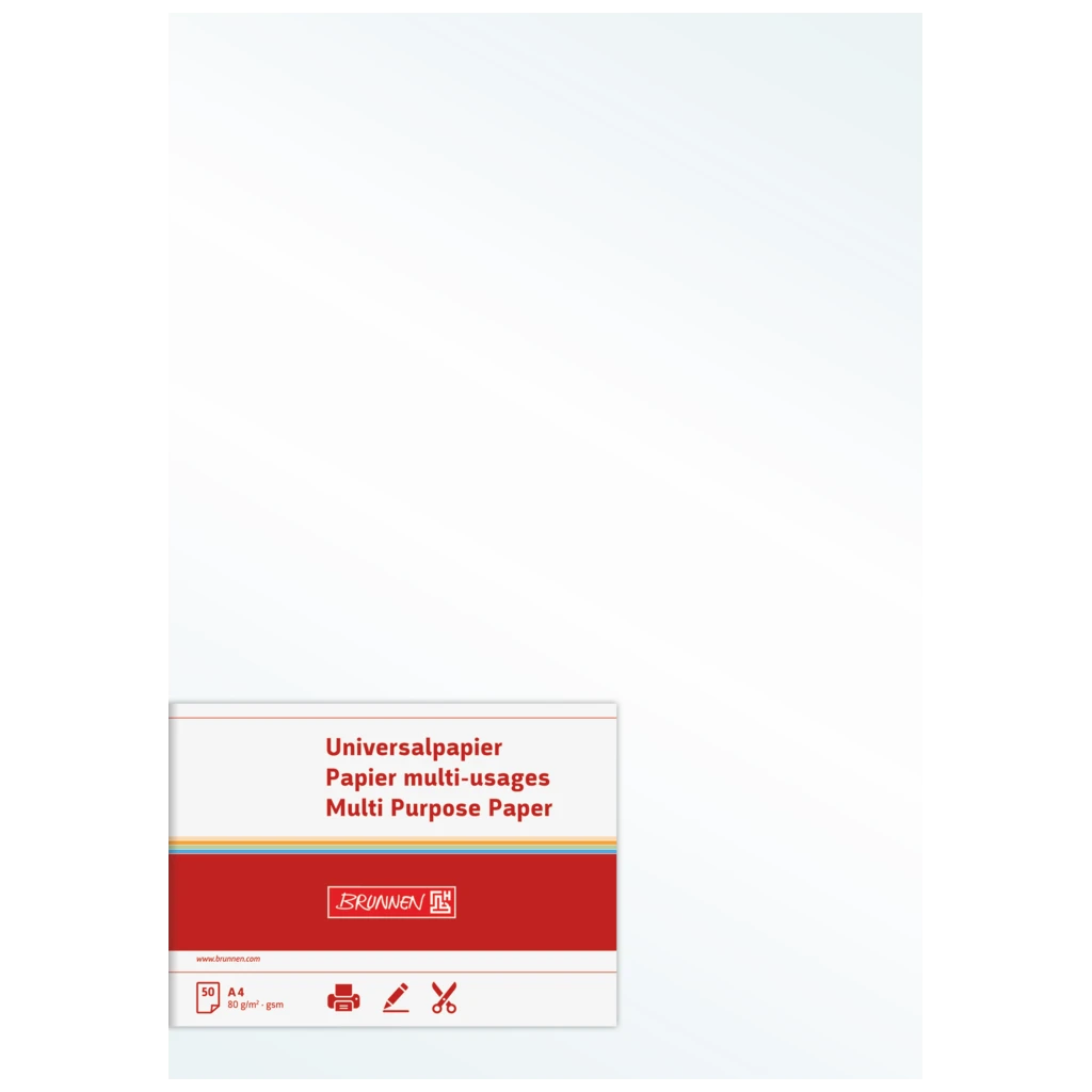 Multifunktionspapier Universalpapier | A4, 80 g/m², perlweiß, 50 Blatt