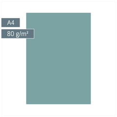 Multifunktionspapier Universalpapier | A4, 80 g/m², petrol, 50 Blatt