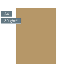 Multifunktionspapier Universalpapier | A4, 80 g/m², sand, 50 Blatt