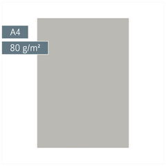 Multifunktionspapier Universalpapier | A4, 80 g/m², grau, 50 Blatt