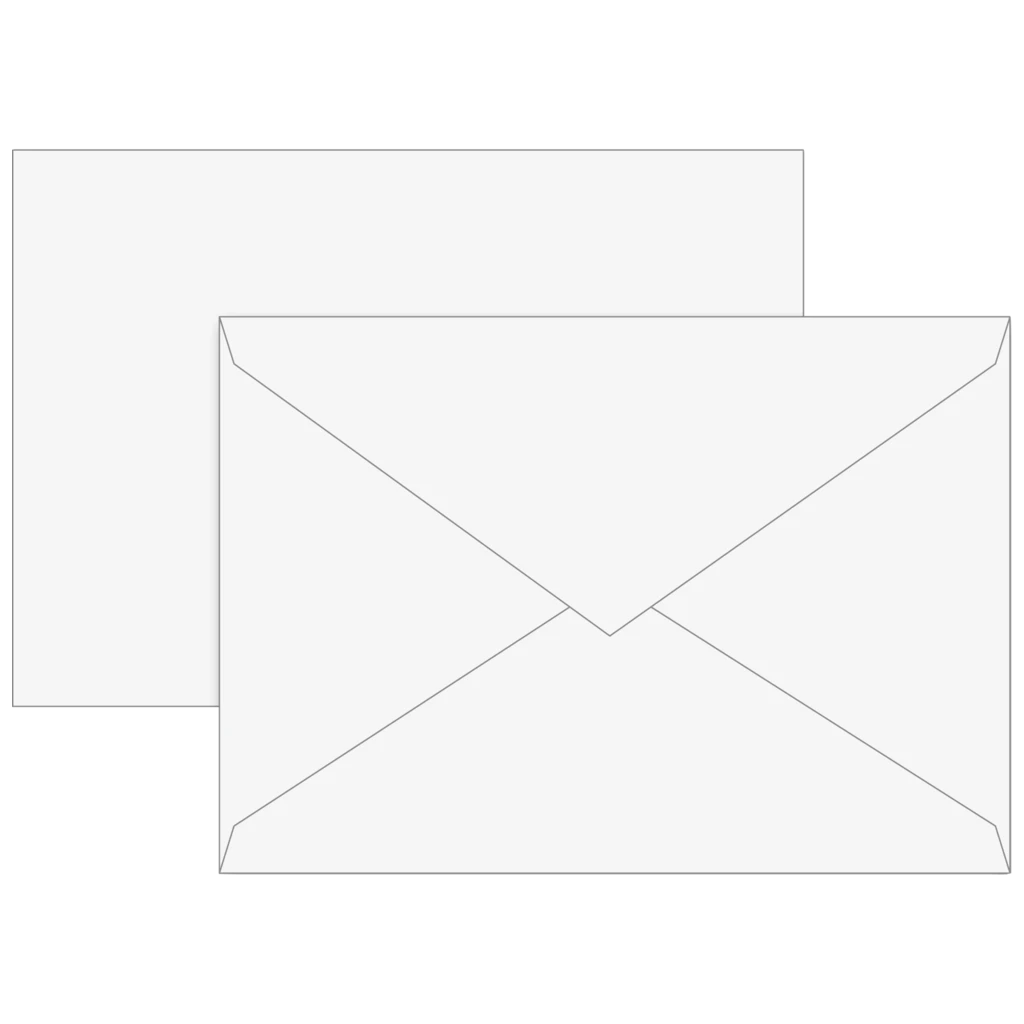 Briefumschläge Universalpapier | C6, 80 g/m², weiß, 10 Stück