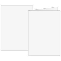 Klappkarten Universalpapier | A6, 105×150 mm, 160 g/m², weiß, 10 Stück