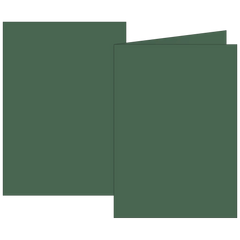 Klappkarten Universalpapier | A6, 105×150 mm, 160 g/m², moosgrün, 10 Stück