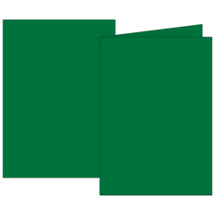 Klappkarten Universalpapier | A6, 105×150 mm, 160 g/m², dunkelgrün, 10 Stück