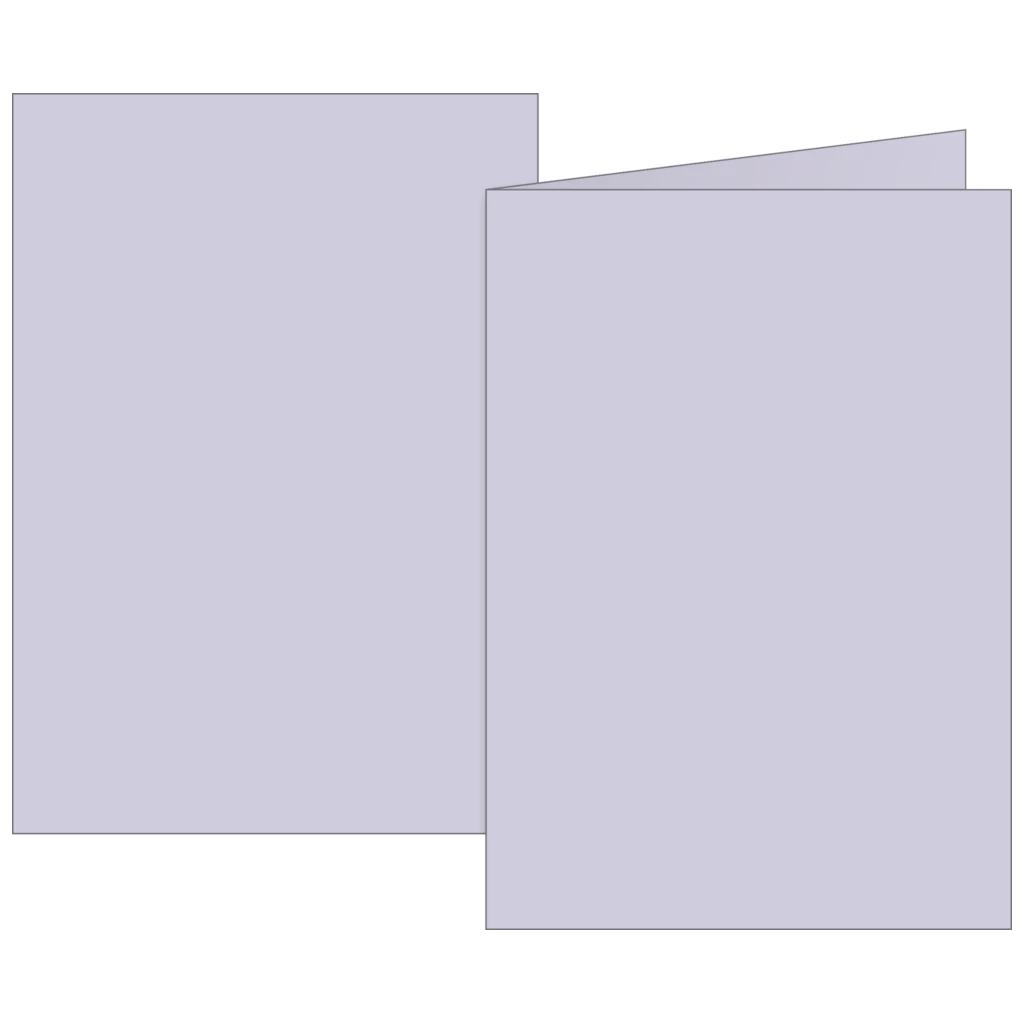 Klappkarten Universalpapier | A6, 105×150 mm, 160 g/m², lilac, 10 Stück