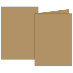 Klappkarten Universalpapier | A6, 105×150 mm, 160 g/m², sand, 10 Stück