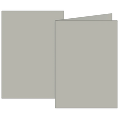 Klappkarten Universalpapier | B6, 200 g/m², grau, 10 Stück