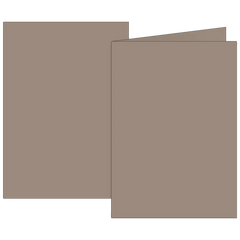 Klappkarten Universalpapier | B6, 200 g/m², taupe, 10 Stück