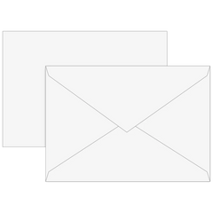 Briefumschläge Universalpapier | B6, 80 g/m², weiß, 10 Stück