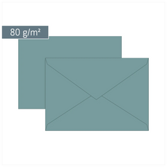 Briefumschläge Universalpapier | B6, 80 g/m², petrol