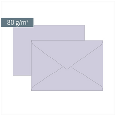 Briefumschläge Universalpapier | B6, 80 g/m², lilac