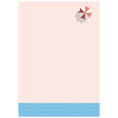 Notizblock Colours of Holiday mit Magnet | A6, unliniert, 50 Blatt