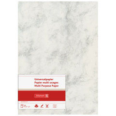 Multifunktionspapier Universalpapier Marmor | A4, 80 g/m², grau, 50 Blatt