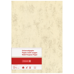 Multifunktionspapier Universalpapier Marmor | A4, 120 g/m², chamois, 35 Blatt
