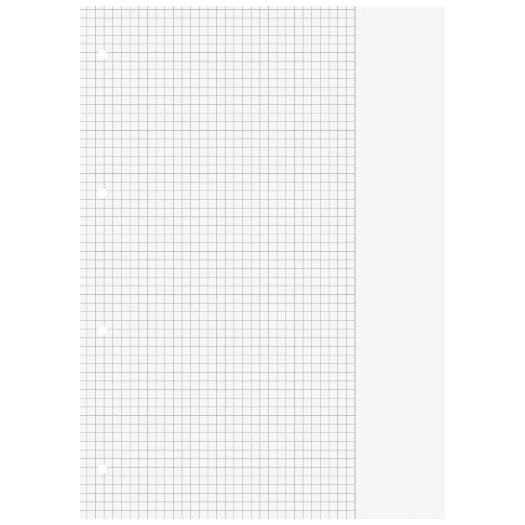 Schulblock gelocht | A4, Lineatur 26, 50 Blatt, rot