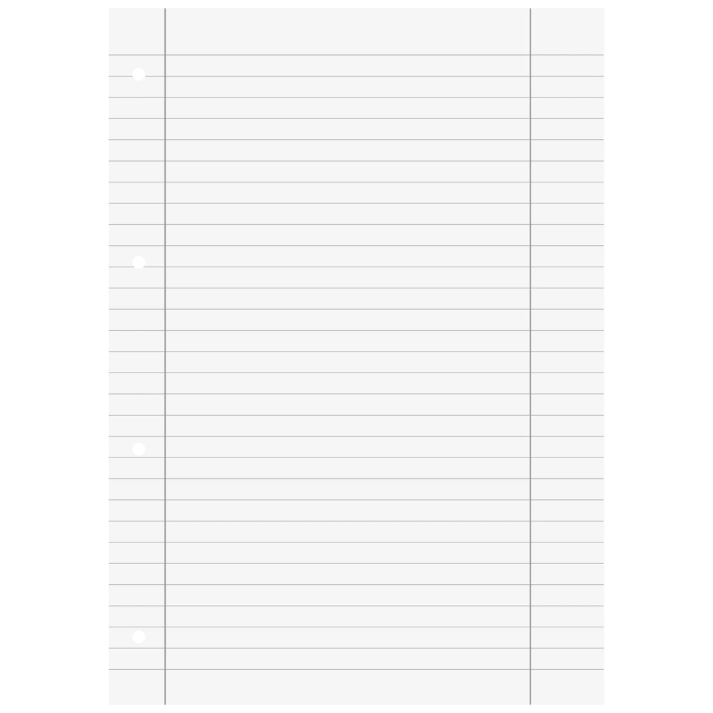 Schulblock gelocht | A4, Lineatur 27, 50 Blatt, blau