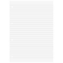Briefblock „BRUNNEN Block“ gelocht | A4, Lineatur 21, 50 Blatt, blau