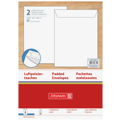 Luftpolstertaschen | 250×350 mm, 17, 75 g/m², weiß, 2 Stück