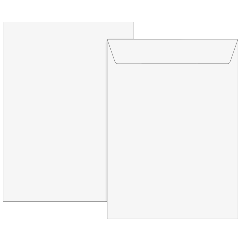 Versandtaschen | 229×324 mm, C4, 120 g/m², weiß, 25 Stück