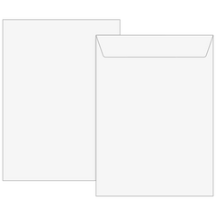 Versandtaschen | 229×324 mm, C4, 120 g/m², weiß, 5 Stück