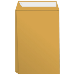Versandtaschen mit Faltboden | 229×324 mm, C4, braun, 10 Stück