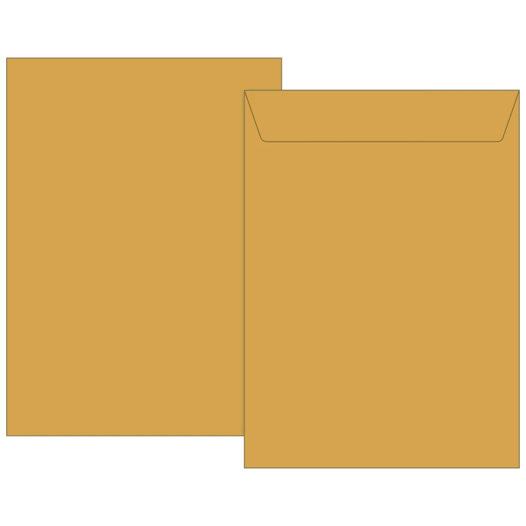 Versandtaschen | 229×324 mm, C4, 90 g/m², braun, 10 Stück