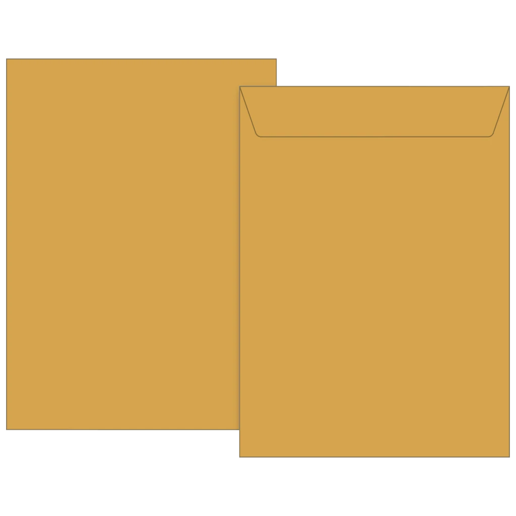 Versandtaschen | 229×324 mm, C4, 90 g/m², braun, 50 Stück