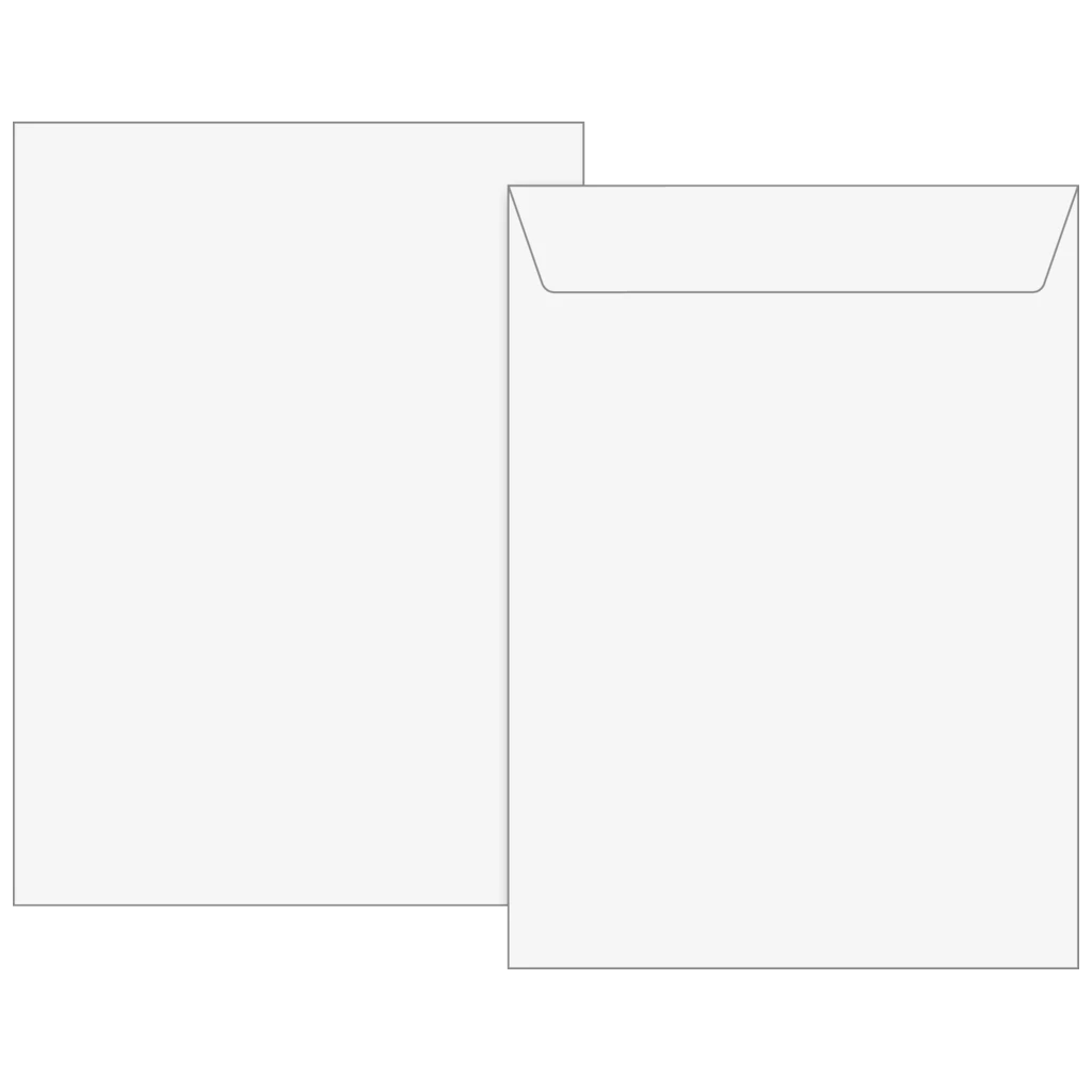 Versandtaschen | 162×229 mm, C5, 90 g/m², weiß, 100 Stück