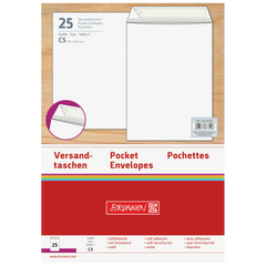 Versandtaschen | 162×229 mm, C5, 90 g/m², weiß, 25 Stück