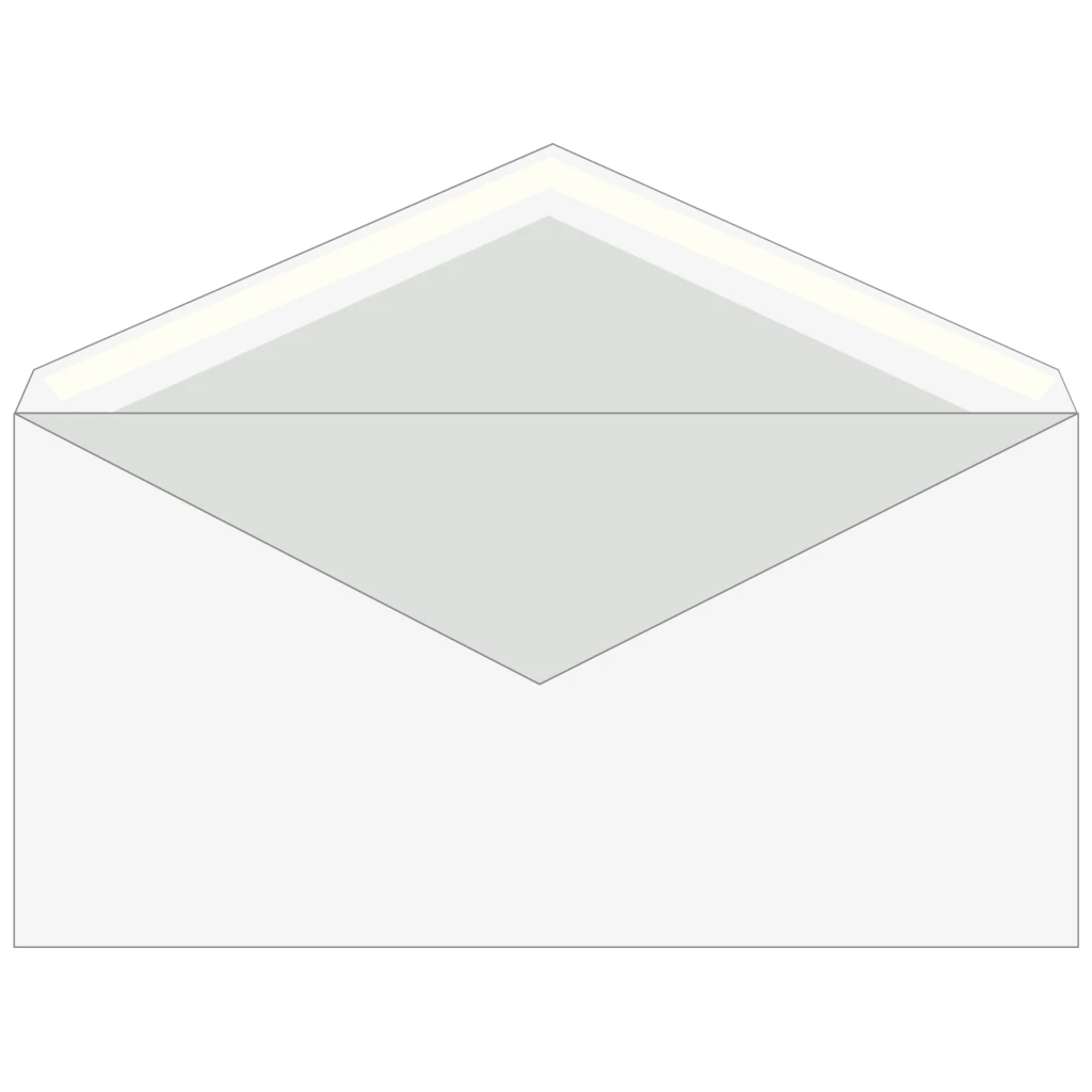 Briefumschläge | 220×110 mm, DIN lang, 75 g/m², weiß, 25 Stück