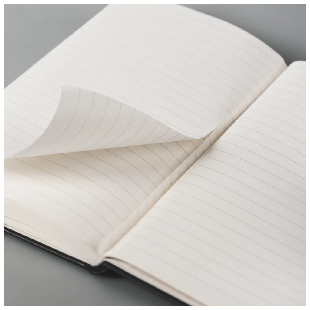 Notizbuch Kompagnon Klassik | A6, liniert, Gummizugverschluss, schwarz