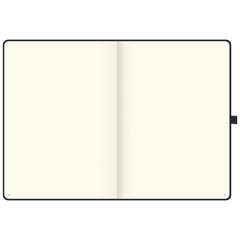 Notizbuch Kompagnon Klassik | A4, punktiert, Gummizugverschluss, schwarz