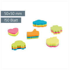 Haftnotizblock | 150 Blatt, sortiert