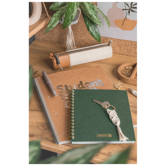 Notizbuch Premium Wire | A5, punktiert, forest green