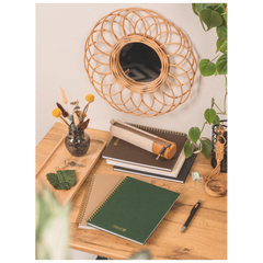 Notizbuch Premium Wire | A5, punktiert, forest green