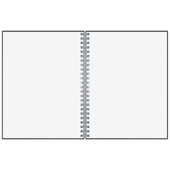 Notizbuch Premium Wire | A5, punktiert, schwarz
