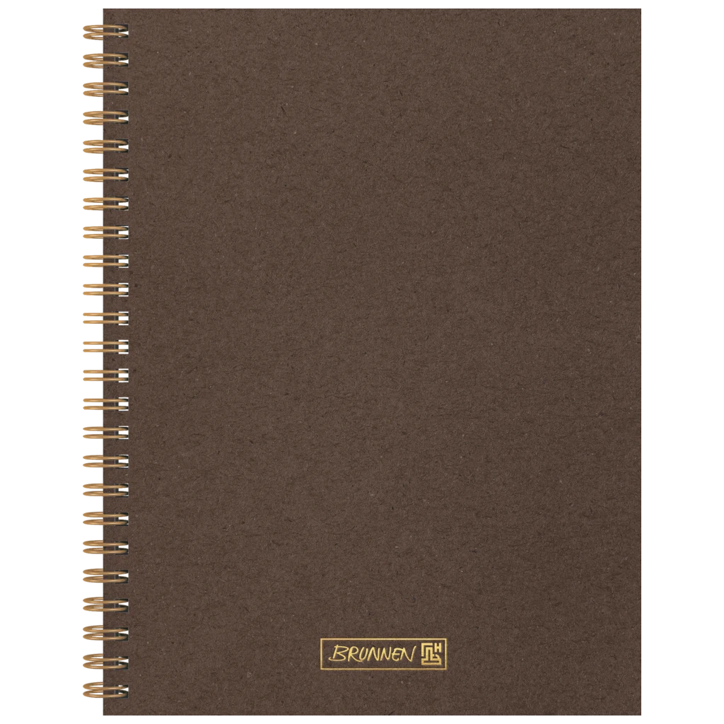 Notizbuch Premium Wire | A5, kariert, chocolate