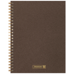 Notizbuch Premium Wire | A5, kariert, chocolate