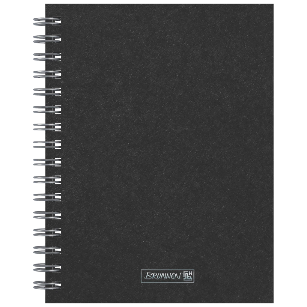 Notizbuch Premium Wire | A5, kariert, schwarz