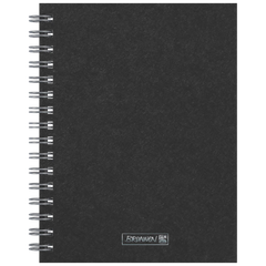 Notizbuch Premium Wire | A5, kariert, schwarz