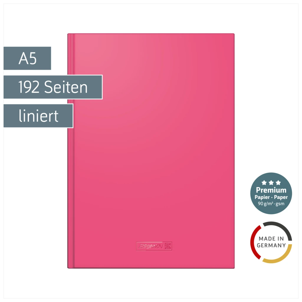 Notizbuch Premium Colour Line | A5, liniert, tulip