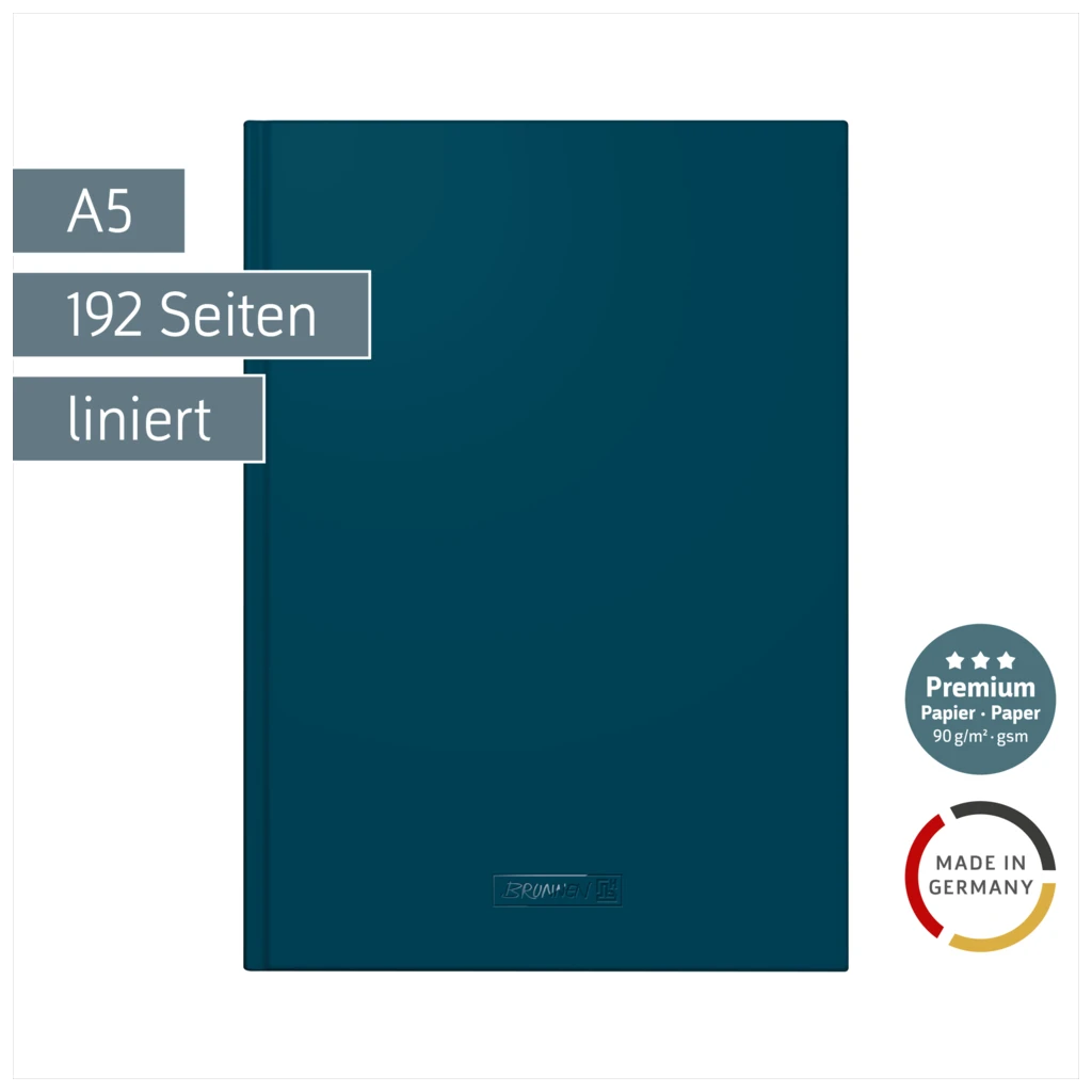 Notizbuch Premium Colour Line | A5, liniert, denim