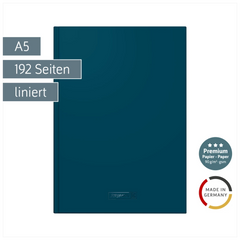 Notizbuch Premium Colour Line | A5, liniert, denim